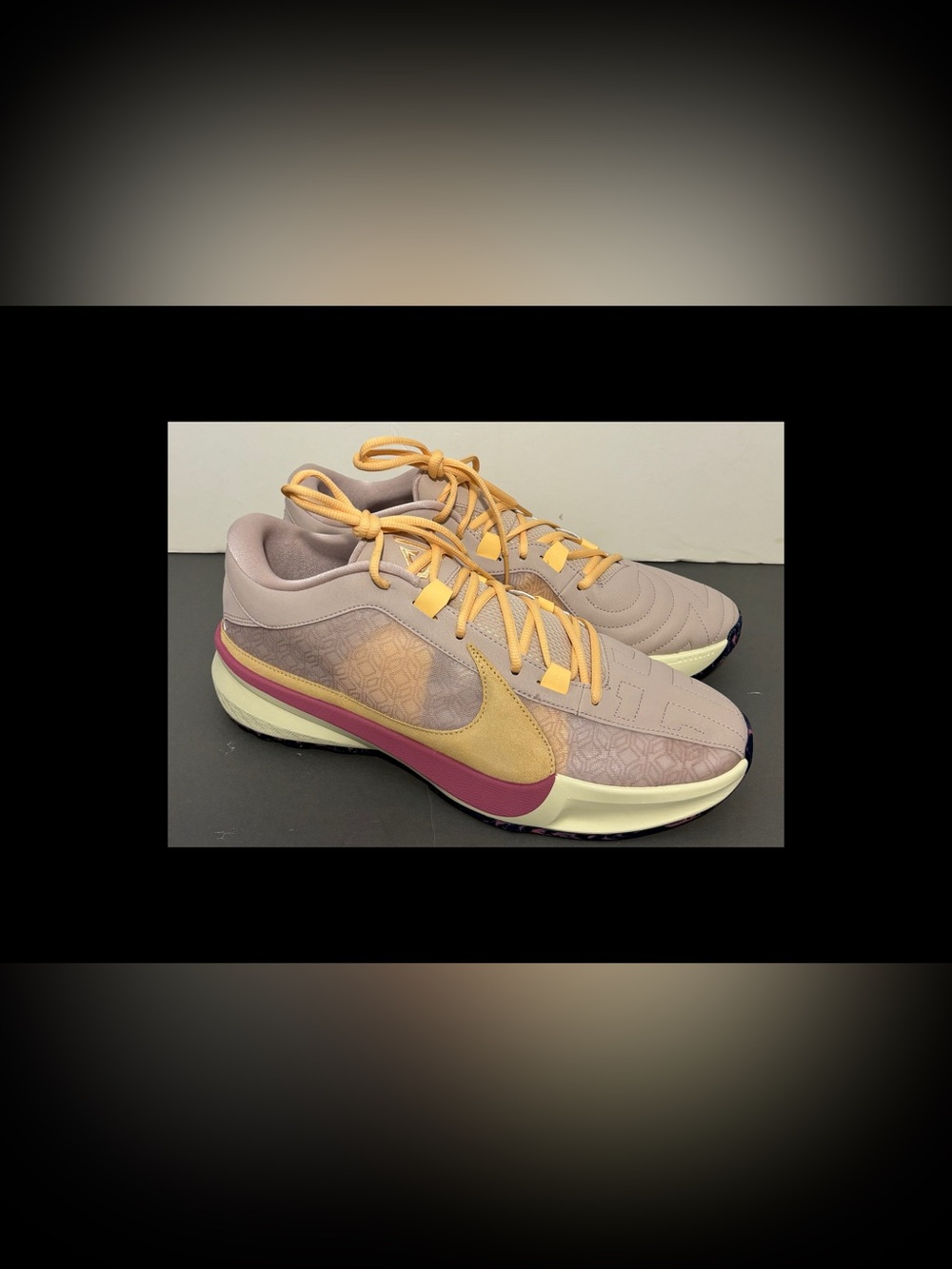 NIKE ZOOM FREAK 5 FOSSIL STONE-CELESTIAL GOLD sz 13 NEW NO BOX!